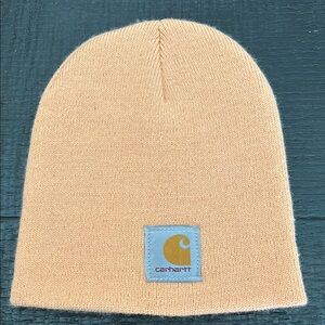 Carhartt Beige Knit Beanie